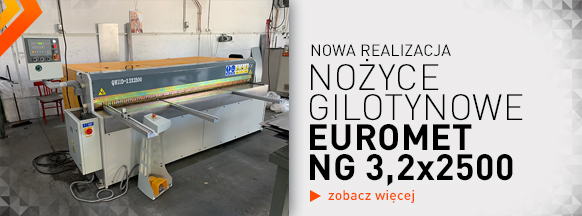 Nożyce gilotynowe EUROMET NG 3,2x2500